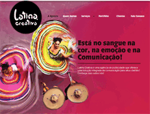 Tablet Screenshot of latinacreativa.com
